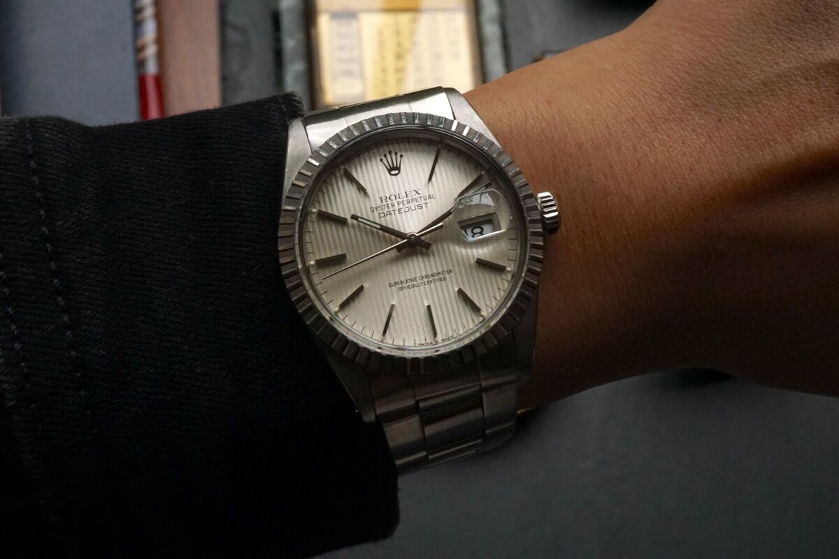 Rolex Datejust Ref. 16030 Steel 36 mm Tapestry Dial Oyster Rolex Datejust Ref. 16030 Steel 36 mm Tapestry Dial Oyster