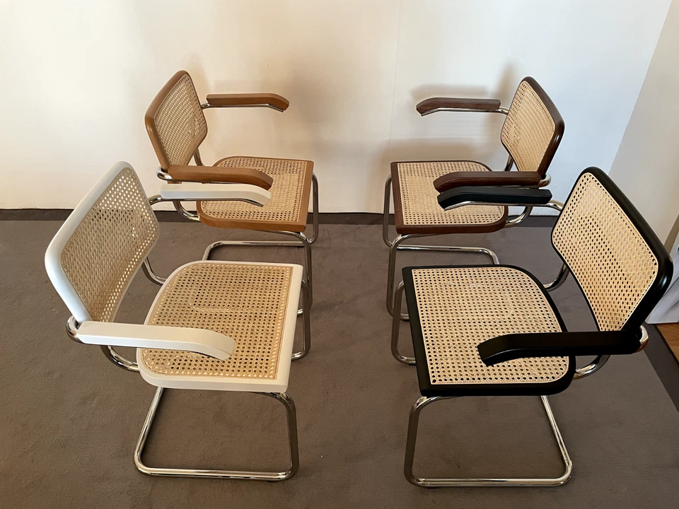 SEDIA CESCA con braccioli BAUHAUS MADE IN ITALY BAUHAUS - Immagine 4 di 4