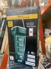 Defiant Smart Outdoor 1.8' 6-Outlet Power Stake Powered Hubspace, Green