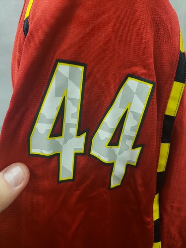 NWOT University of Maryland Under Armour Football Jersey Red NCAA L - Picture 4 of 9