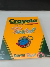 Crayola Computer Craft Paper 8 1/2" x 11" in 6 Classic Colors  102 Sheets 
