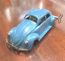Vintage Authentic Blue Jnf Vw Split Windos Tin Car W Key Germany Vintage Authentic Blue Jnf Vw Split Windos Tin Car W Key Germany