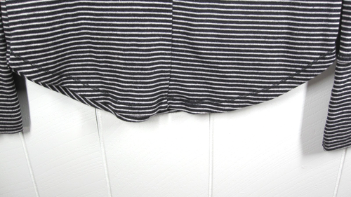 Hollister Shirt Teens S Black Striped Stretch Coquette Y2K 90's Bella Twilight - Picture 7 of 12