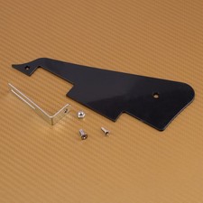 3 Ply LP Guitar Pickguard Scratch Plate Chrome Bracket Kit Fit For Epiphone