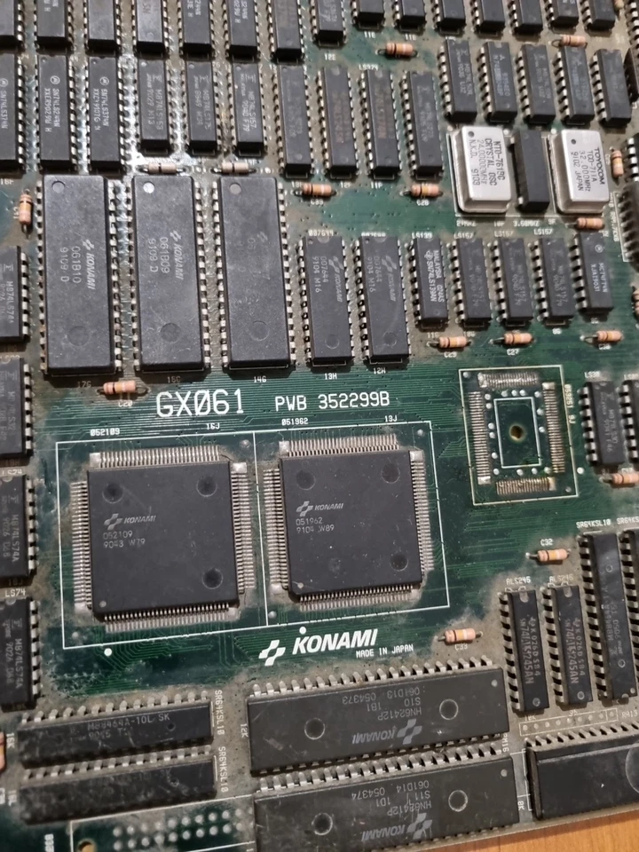 Original Konami PCB JAMMA Golfing Greats Jeu Arcade - Photo 4/4