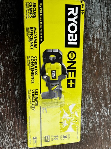 Ryobi P661 ONE+ 18V PEX Crimp Ring Press Tool 3/8-1in w/ Go/No-Go