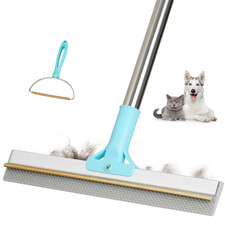 Thalomely Carpet Rake For Pet Hair Removal Tool 2 In 1 Tpu And Copper Rake