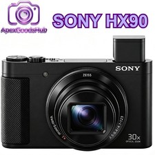 Sony DSC-HX90 Digital Camera 18.2MP 30x Optical Zoom ZEISS Lens WiFi NFC Compact