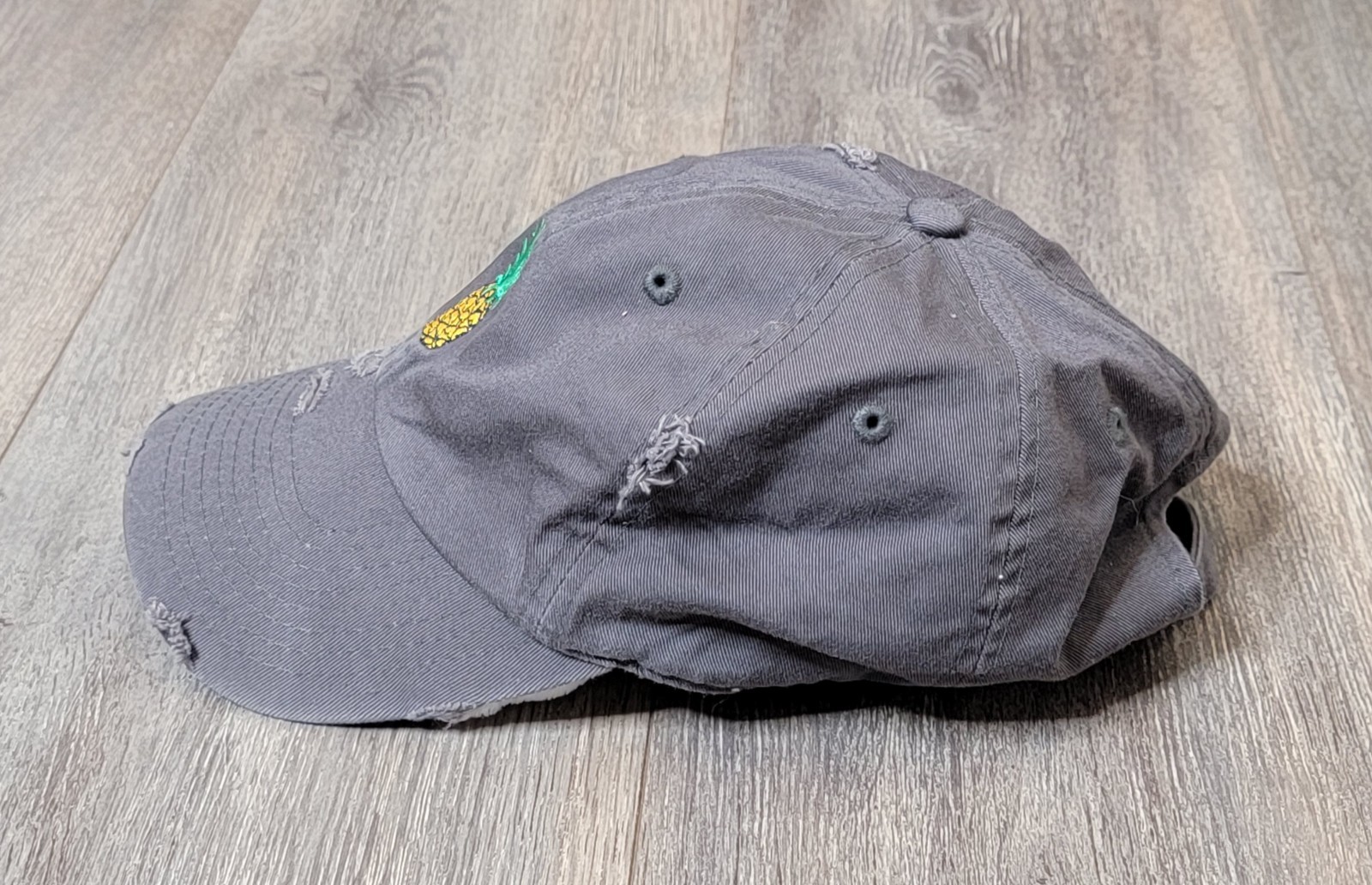 Kbethos Gray Distressed Pineapple Adjustable Hat … - image 7