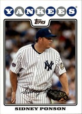 2008 Topps Update Baseball Card #UH182 Sidney Ponson