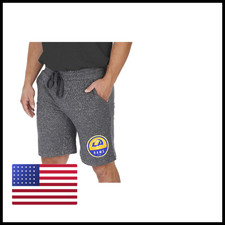 Officially Licensed Zubaz Mens Nfl Sweat Short Los Angeles Rams Size Small