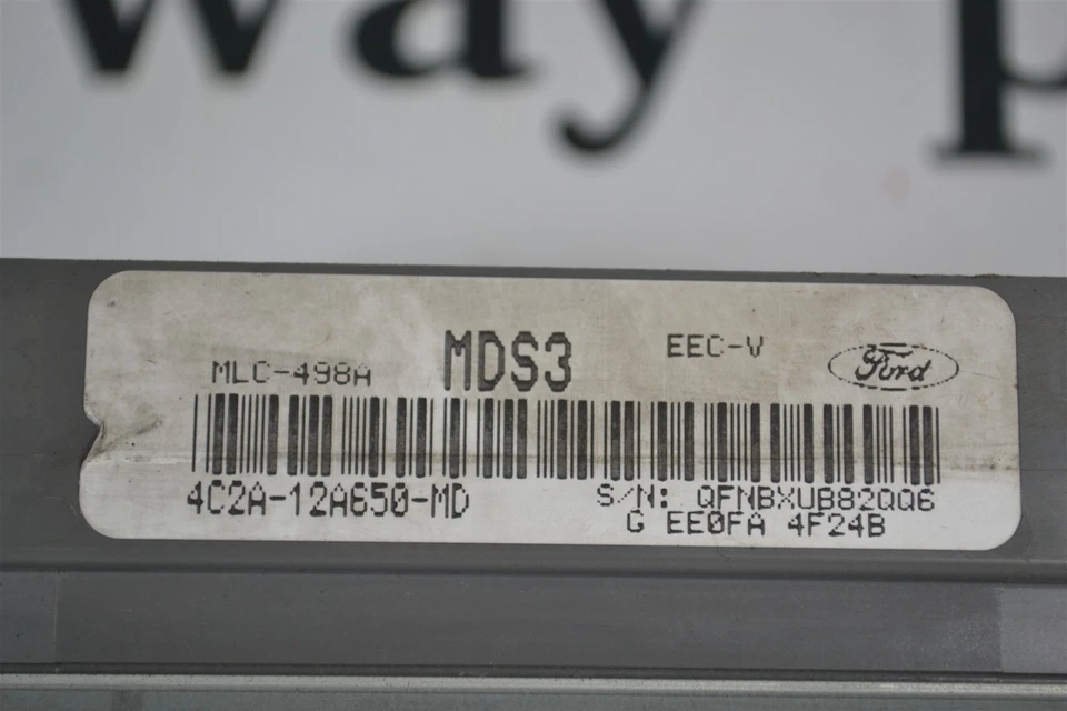 Unidad de computadora de motor 4C2A12A650MD Ford E150 E250 2004 ECU ECM OEM 16B1 501 B51 Foto 3 de 4