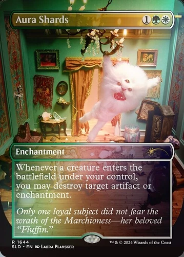Aura Shards - Rainbow Foil Extended Art SLD NM MTG