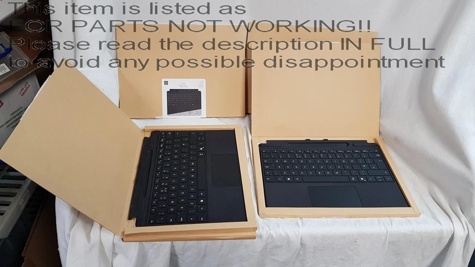 FOR PARTS! Job Lot 5x Microsoft 1864 Surface Pro 11 X 9 8 Signature Keyboard Cov - Image 4 of 4