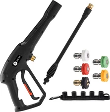 High-Pressure Washer Gun with Jet Wand 5 Nozzle Tips for Electric Power Washers