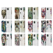 OFFICIAL RIZA PEKER ANIMALS LEATHER BOOK WALLET CASE FOR APPLE iPHONE PHONES