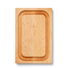 John Boos Chop-N-Slice Wood Cutting Board with Juice Groove, Maple