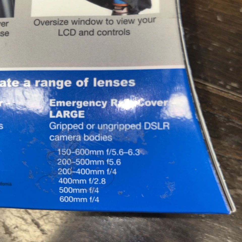 Cubierta de lluvia de emergencia ThinkTankPhoto (grande) TT622 Foto 4 de 4