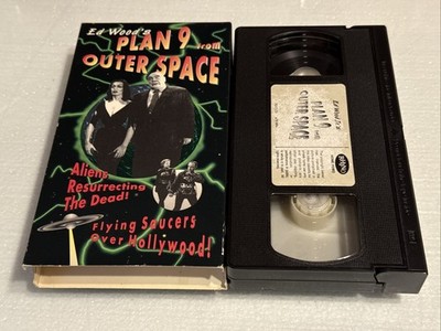 [SP MODE!] Plan 9 from Outer Space VHS Rhino Home Video ED WOOD HORROR CULT