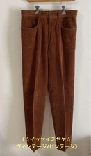 USED ISSEY MIYAKE VINTAGE CORDUROY PANTS (USED CLOTHING) ACCEPTABLE