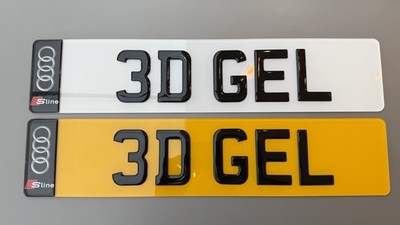 2 x hochwertige 3D Gel Schauteller, 2 x Seitenabzeichen
