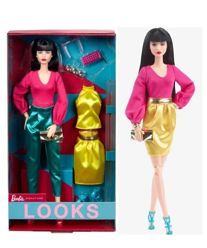 Barbie Signature Barbie Looks Doll #19 Mix & Match Fashions - Made to Move