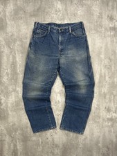 Vintage Dickies Dark Wash Denim Workwear Carpenter Pants Size 36 Blue