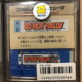 Famicom Disk System Grand Prix F1 Race, etc W/box  80's Japanese Retro games 