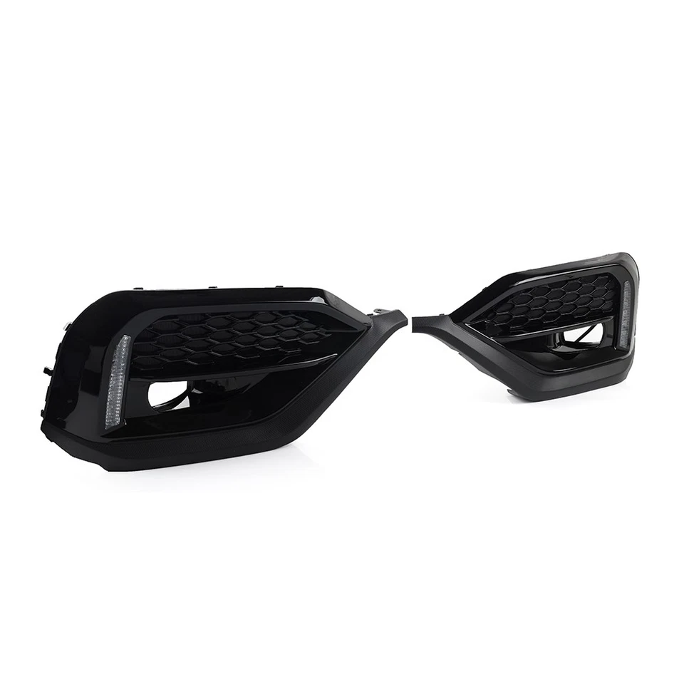 1x LED Turn Signal DRL Fog Lights Bezel Kit For Subaru WRX STI 4Door Sedan 22-24 - Image 3 of 4