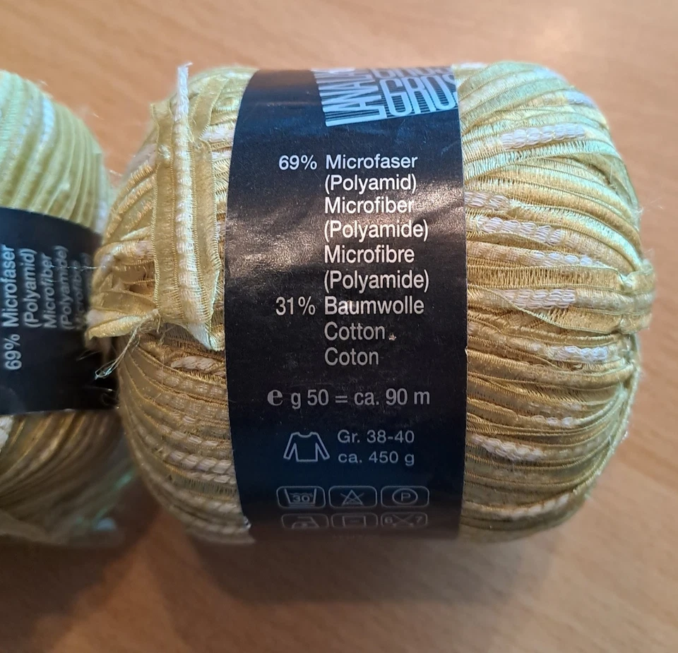 Benefiz-Verkauf - 2x 50g Lana Grossa Comodo Bändchen - Bild 2 von 4