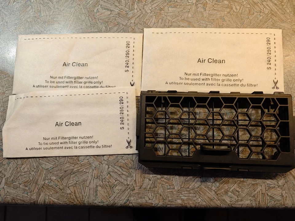 Miele Staubsauger Filtergitter/Distanzhalter, neu