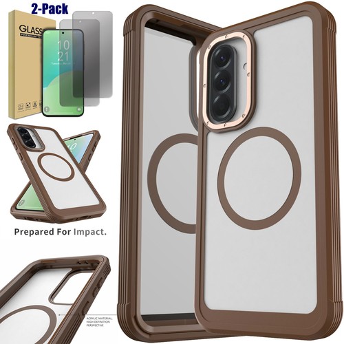 For Samsung A06/A16/A26/A36/A56 5G Magnetic Case Cover /Privacy Screen Protector - $10.99