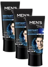 3X50g UK Mens Fair And Lovely Glow Handsome Face Wash Cream Brightness Skin Care