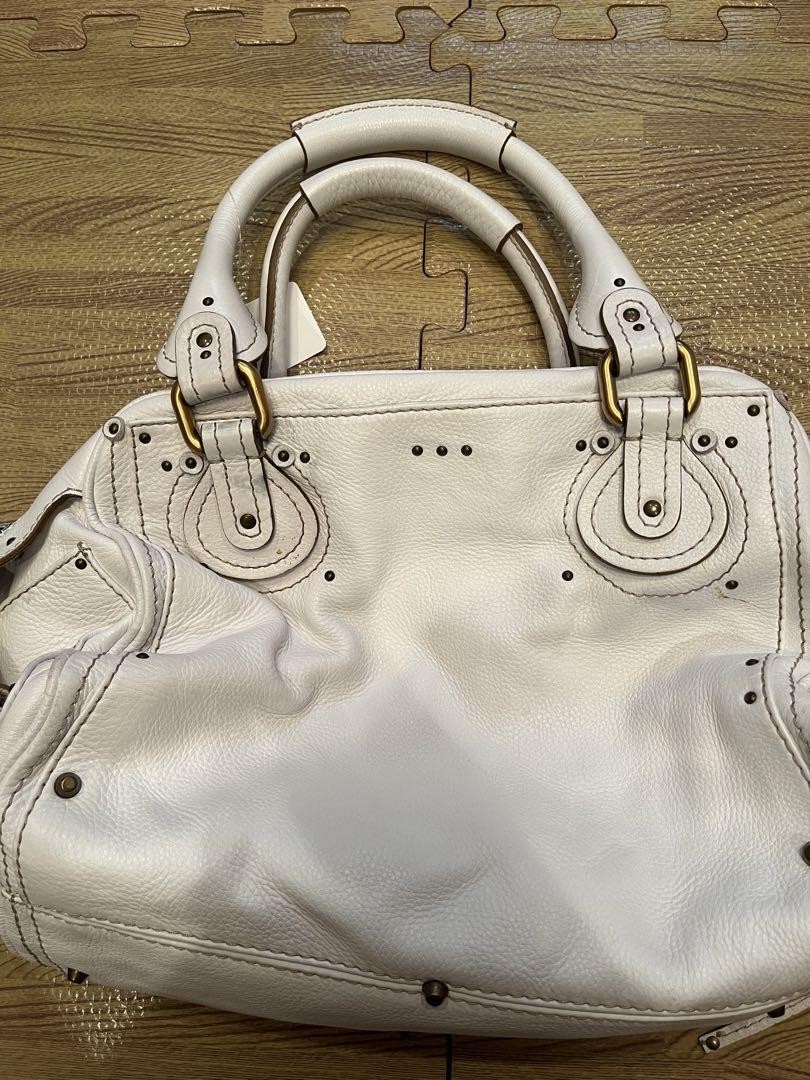 Chloe Paddington Leather Bag Handbag Shoulder Y2K Padlock