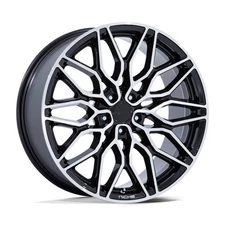 Niche NC277BD Calabria 5 Gloss Black Machined 22x10.5 5x112 38mm