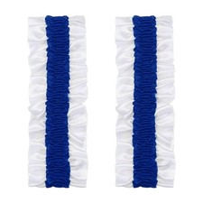Armband Garter 2pcs Anti-Slip Sleeve Garter Shirt Sleeve Holder Blue on White