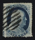 CKStamps: US Stamps Collection Scott#24 1c Franklin Used