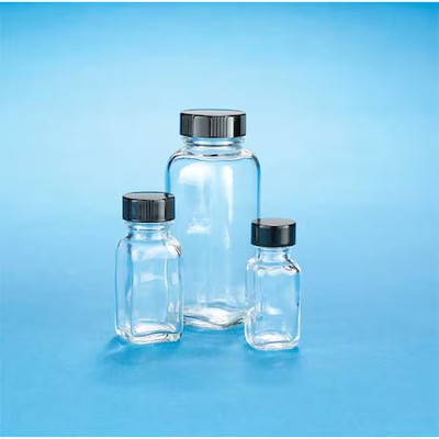 Kimble Chase 5610843V-26 French Square Bottle,  W/Cap, 250Ml, Pk24