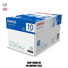 Staples Multiuse Copy Paper, 8.5" x 11", 20 lbs., 94 Brightness, 500 Sheets/Ream