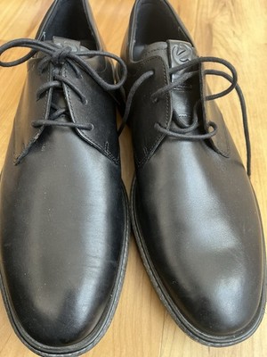 ECCO - Mens St.1 Hybrid Plain Toe Oxford Shoes, Black, Size US 10.5/ EU 44