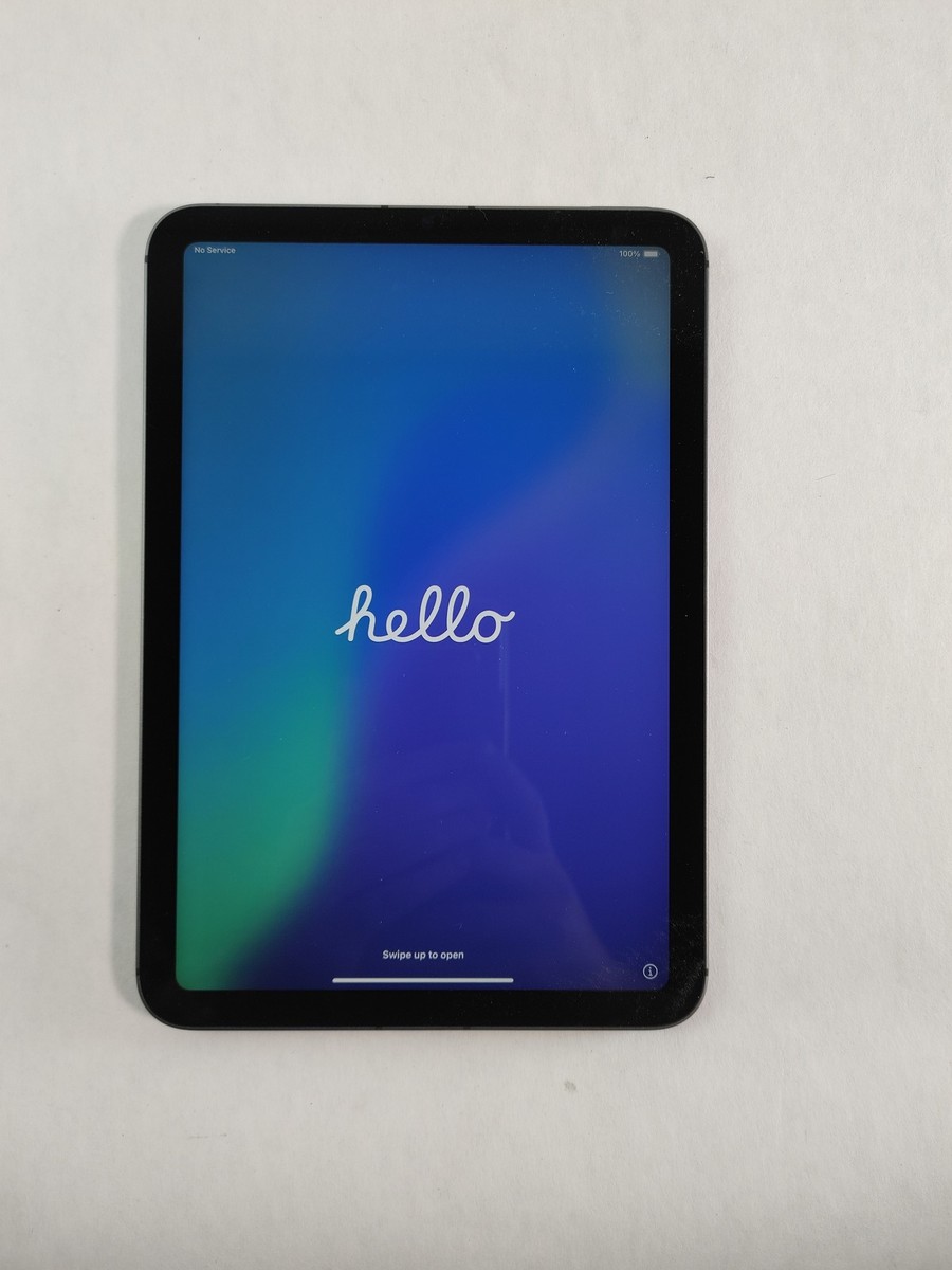 Apple iPad Mini 6th Gen A2568 64 GB iOS 18.6.2 ( Wi-Fi + 5G