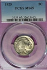 1925 PCGS MS65 BUFFALO NICKEL #B52280