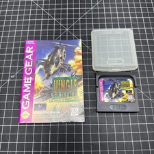 Jungle Strike The Sequel To Desert Strike ￼Sega Game Gear) w/ Manual