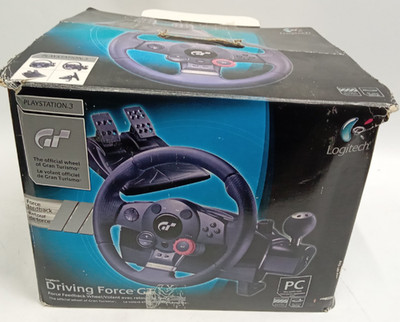 Logitech Driving Force GT E-X5C19 Steering Wheel with Pedals and Original Box
