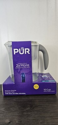 PUR 10 Cup Pitcher Filtration System, White, PPT001W (NEW)