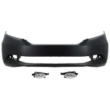 04711TK8A91ZZ, 33950TK8A11, 33900TK8A11 New Bumper Covers Fascias Set of 3 Front