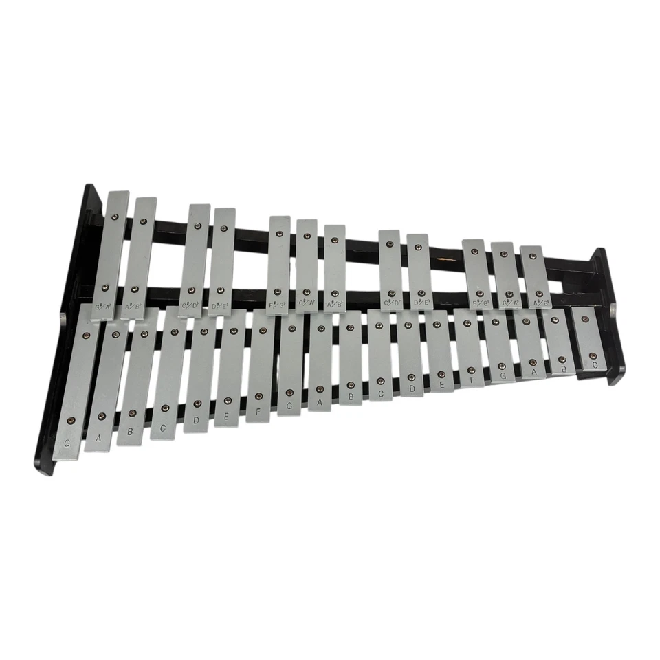 Dos juegos de campanas de estudiante Glockenspeil Yamaha Ludwig con estuche soporte mazos Foto 3 de 4