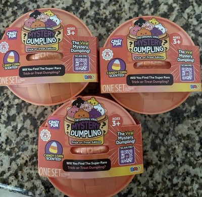 Crazy Fun Mystery Dumpling Trick-or-Treat Edition Candy Corn Scented  Lot of 3