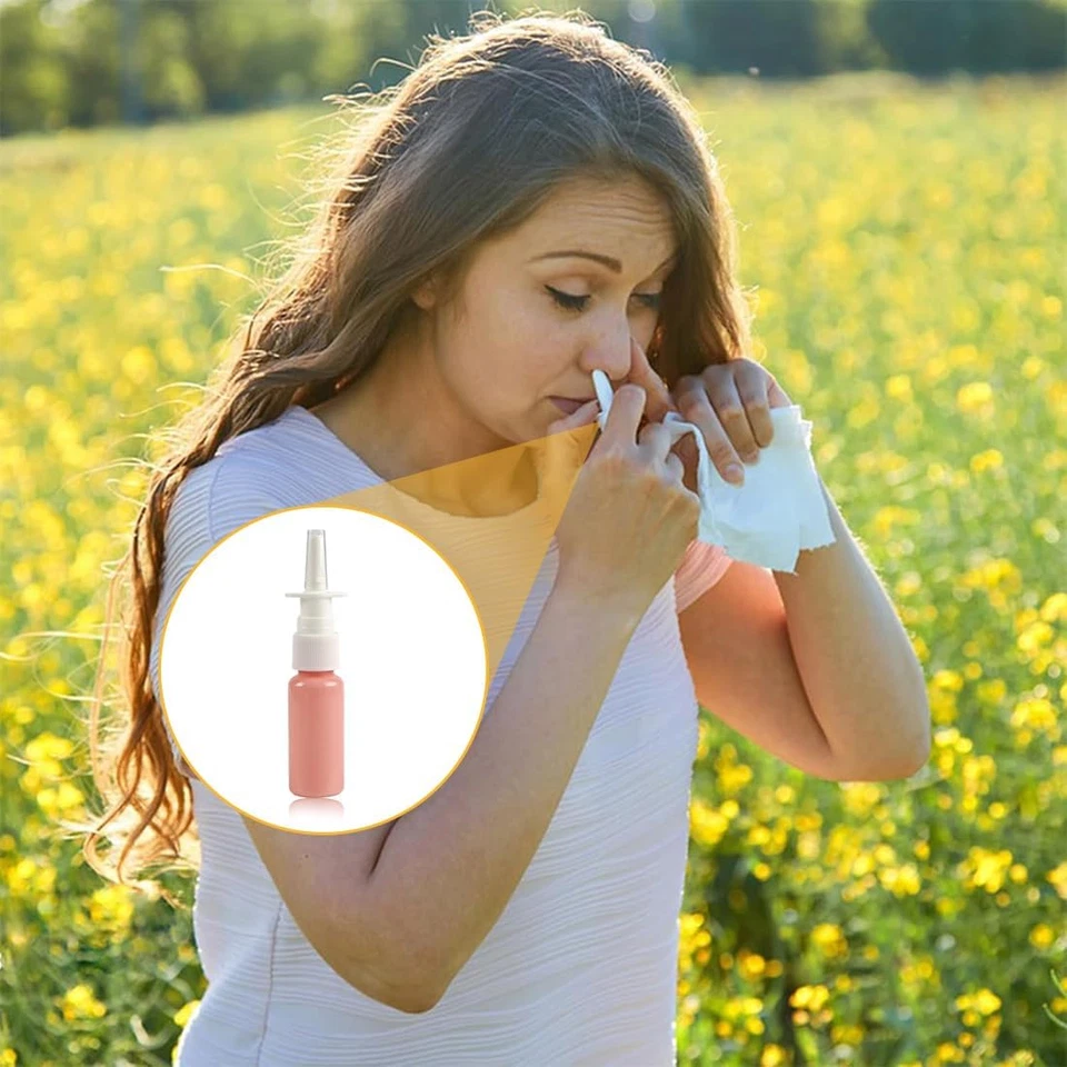 4 Pezzi Flaconi Spray Nasale Vuoto, 10/20Ml Vetro Bottiglia, Spray Nasale, Soluz - Immagine 4 di 4