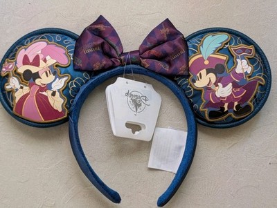 Disney EPCOT World Showcase Italy Carnivale Mickey Minnie Ears Headband New